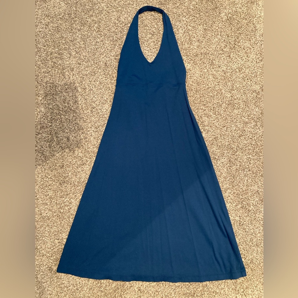 Blue Patagonia Halter Dress